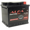 Аккумулятор ALFA AGM 50 R (50 А·ч / 570 А) с правым плюсом для систем Start‑Stop