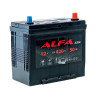 Аккумулятор ALFA Asia 50 JR (50 А·ч / 420 А) правый плюс с бортом, тонкие клеммы