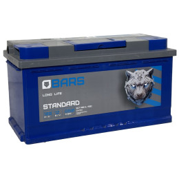 Аккумулятор BARS Standard 100 R (100 А·ч / 850 А) правый плюс