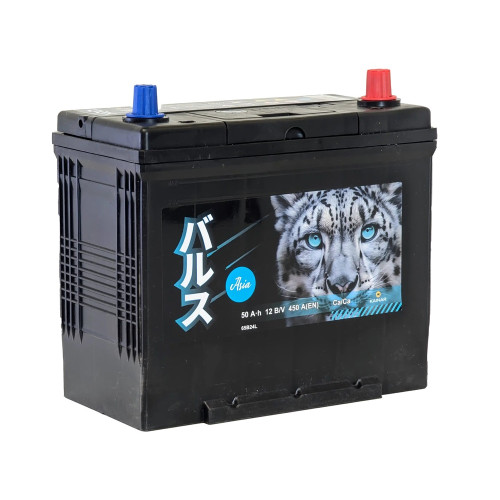 Аккумулятор BARS Asia 50 JR (50 А·ч / 450 А) с правым плюсом, тонкими клеммами и бортом