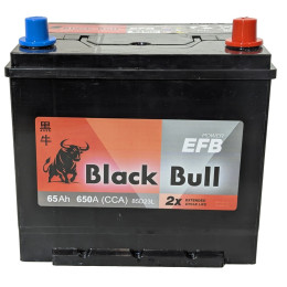 Аккумулятор BLACK BULL Asia EFB 65 R (65 А·ч / 650 А) правый плюс