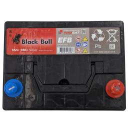 Аккумулятор BLACK BULL Asia EFB 65 R (65 А·ч / 650 А) правый плюс