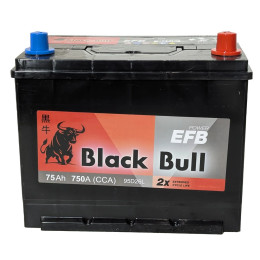 Аккумулятор BLACK BULL Asia EFB 75 R (75 А·ч / 750 А) правый плюс