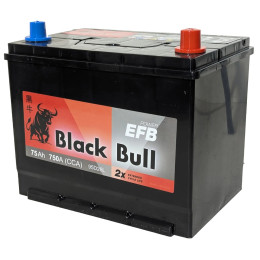 Аккумулятор BLACK BULL Asia EFB 75 R (75 А·ч / 750 А) правый плюс