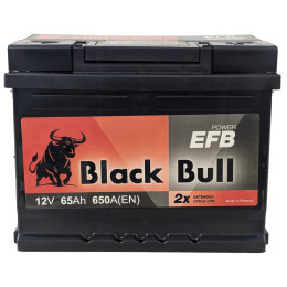 Аккумулятор BLACK BULL EFB 65 R (65 А·ч / 650 А) правый плюс