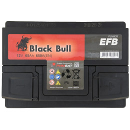 Аккумулятор BLACK BULL EFB 65 R (65 А·ч / 650 А) правый плюс