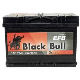 Аккумулятор BLACK BULL EFB 70 R (70 А·ч / 760 А) правый плюс