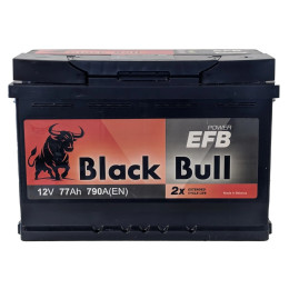 Аккумулятор BLACK BULL EFB 77 R (77 А·ч / 790 А) правый плюс