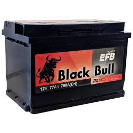 Аккумулятор BLACK BULL EFB 77 R (77 А·ч / 790 А) правый плюс