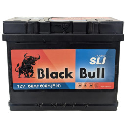 Аккумулятор BLACK BULL SLI 60 R (60 А·ч / 600 А) правый плюс