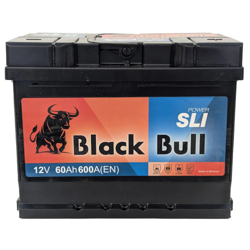 Аккумулятор BLACK BULL SLI 60 R (60 А·ч / 600 А) правый плюс