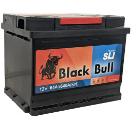Аккумулятор BLACK BULL SLI 64 R (64 А·ч / 640 А) правый плюс