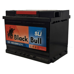 Аккумулятор BLACK BULL SLI 64 R (64 А·ч / 640 А) правый плюс