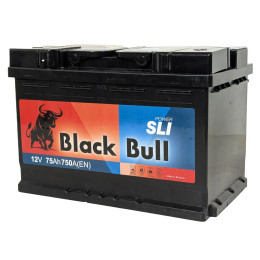 Аккумулятор BLACK BULL SLI 75 R (75 А·ч / 750 А) правый плюс