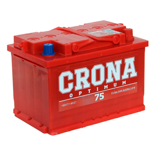Аккумулятор Crona 6СТ-75 Евро (75 А·ч / 700 А) для легковых автомобилей