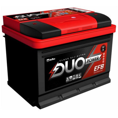 Аккумулятор Duo Power EFB 62Ah (62 А·ч / 570 А) для легковых автомобилей