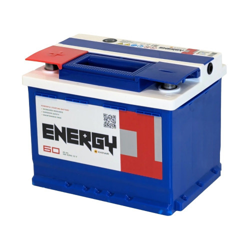 Аккумулятор ENERGY ONE 60 L (60 А·ч / 500 А) для легковых автомобилей