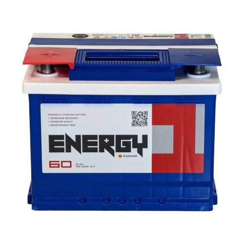 Аккумулятор ENERGY ONE 60 L (60 А·ч / 500 А) для легковых автомобилей