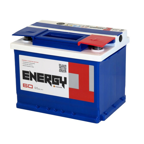 Аккумулятор ENERGY ONE 60 R (60 А·ч / 500 А) для легковых автомобилей