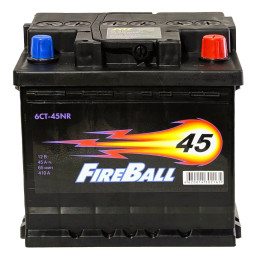 Аккумулятор FireBall 45 R (45 А·ч / 410 А) для легковых автомобилей