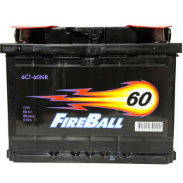 Аккумулятор FireBall 60 R (60 А·ч / 510 А) для легковых автомобилей