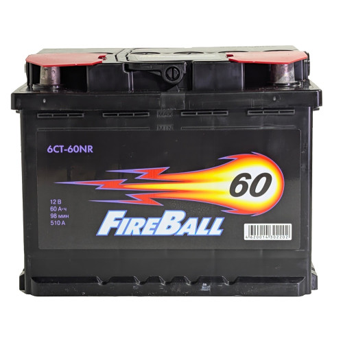 Аккумулятор FireBall 60 R (60 А·ч / 510 А) для легковых автомобилей
