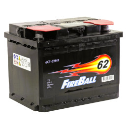 Аккумулятор FireBall 62 R (62 А·ч / 530 А) для легковых автомобилей