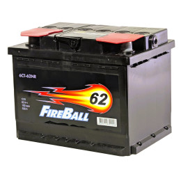 Аккумулятор FireBall 62 R (62 А·ч / 530 А) для легковых автомобилей