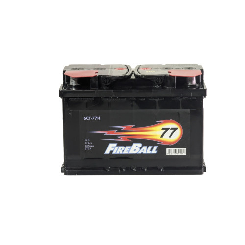 Аккумулятор FireBall 77 L (77 А·ч / 670 А) для легковых автомобилей