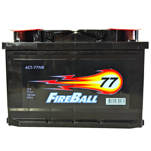 Аккумулятор FireBall 77 R (77 А·ч / 670 А) для легковых автомобилей