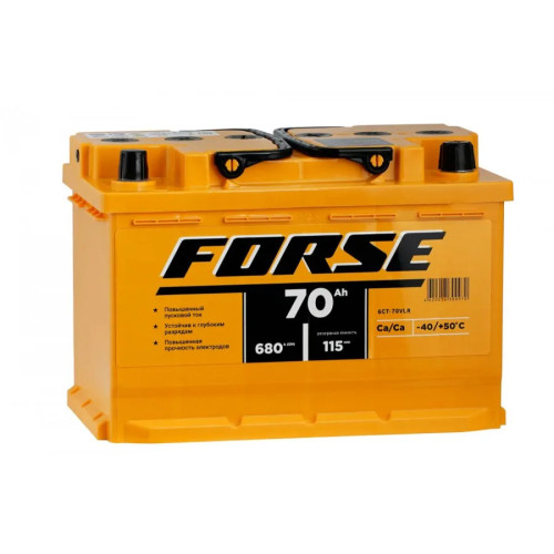 Аккумулятор Forse 6СТ-70 VLR Euro