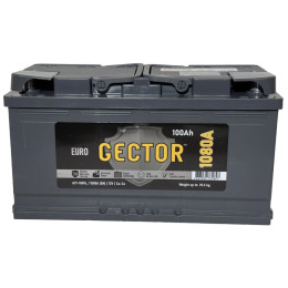 Аккумулятор GECTOR 100 R (100 А·ч / 1080 А) для легковых автомобилей