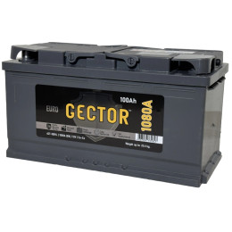 Аккумулятор GECTOR 100 R (100 А·ч / 1080 А) для легковых автомобилей