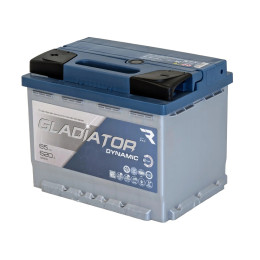 Аккумулятор GLADIATOR Dynamic 65 L (65 А·ч / 620 А) для легковых автомобилей