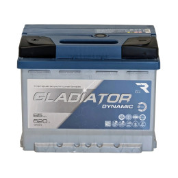 Аккумулятор GLADIATOR Dynamic 65 L (65 А·ч / 620 А) для легковых автомобилей