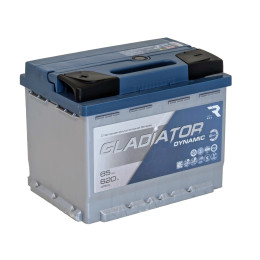 Аккумулятор GLADIATOR Dynamic 65 L (65 А·ч / 620 А) для легковых автомобилей