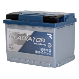 Аккумулятор GLADIATOR Dynamic 65 L (65 А·ч / 620 А) для легковых автомобилей