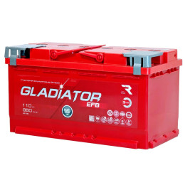 Аккумулятор GLADIATOR EFB 110 R (110 А·ч / 960 А) для легковых автомобилей