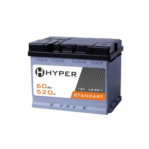 Аккумулятор Hyper L2-60-0 (60 А·ч / 520 А) для легковых автомобилей