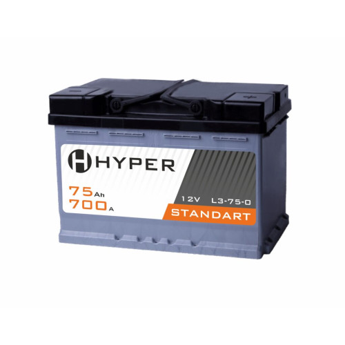Аккумулятор Hyper L3-75-0 (75 А·ч / 700 А) для легковых автомобилей