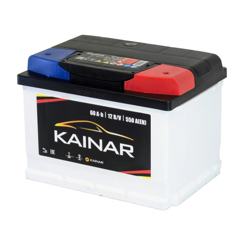 Аккумулятор Kainar 60-R НИЗКИЙ (60 А·ч / 550 А) для легковых автомобилей