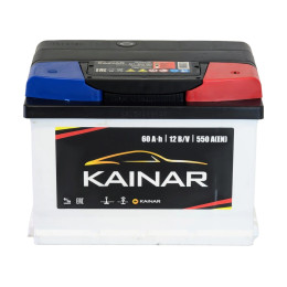 Аккумулятор Kainar 60-R НИЗКИЙ (60 А·ч / 550 А) для легковых автомобилей