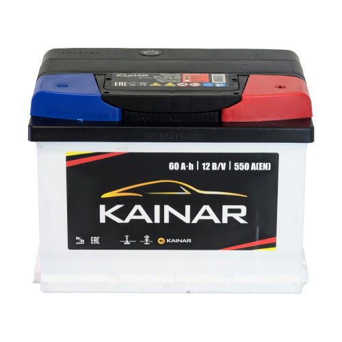 Аккумулятор Kainar 60-R НИЗКИЙ (60 А·ч / 550 А) для легковых автомобилей