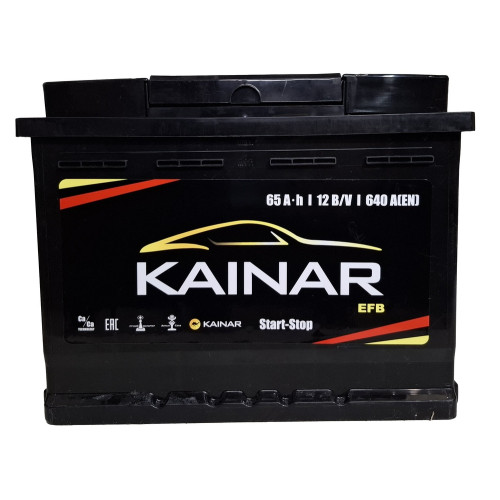 Аккумулятор Kainar EFB-65-R (65 А·ч / 640 А) для легковых автомобилей