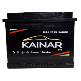 Аккумулятор Kainar EFB-65-R (65 А·ч / 640 А) для легковых автомобилей