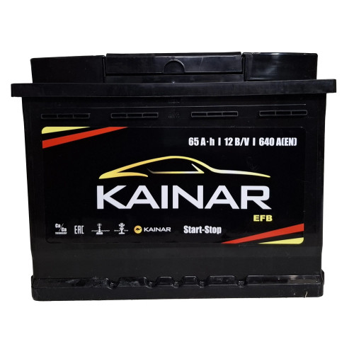 Аккумулятор Kainar EFB-65-R (65 А·ч / 640 А) для легковых автомобилей