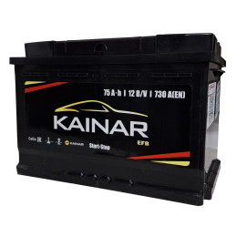 Аккумулятор Kainar EFB-75-R (75 А·ч / 730 А) для легковых автомобилей
