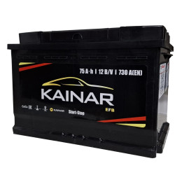 Аккумулятор Kainar EFB-75-R (75 А·ч / 730 А) для легковых автомобилей