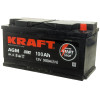 Аккумулятор KRAFT AGM 100 R (100 А·ч / 900 А) для легковых автомобилей