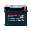 Аккумулятор KRAFT AGM 60 R (60 А·ч / 680 А) для легковых автомобилей